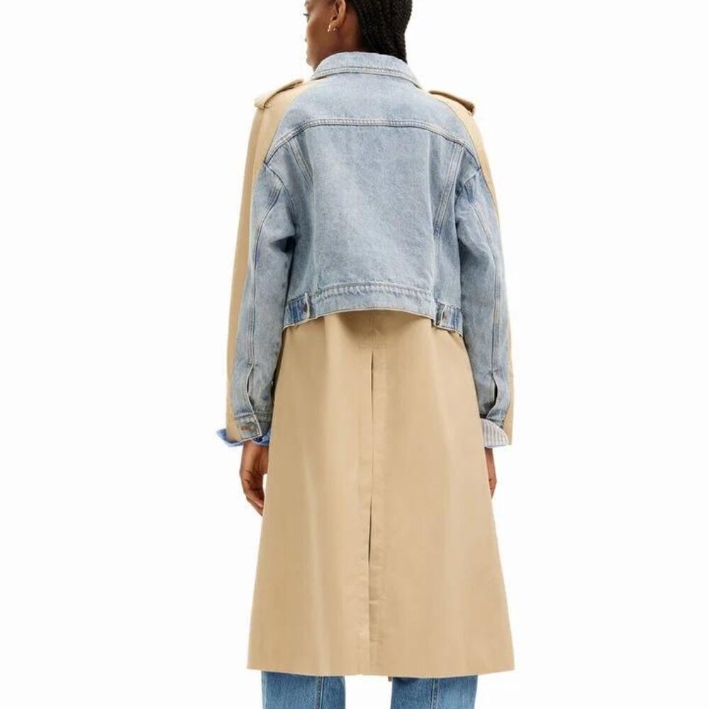 Galita Hybrid Denim Trench Coat - Picture 10 of 16